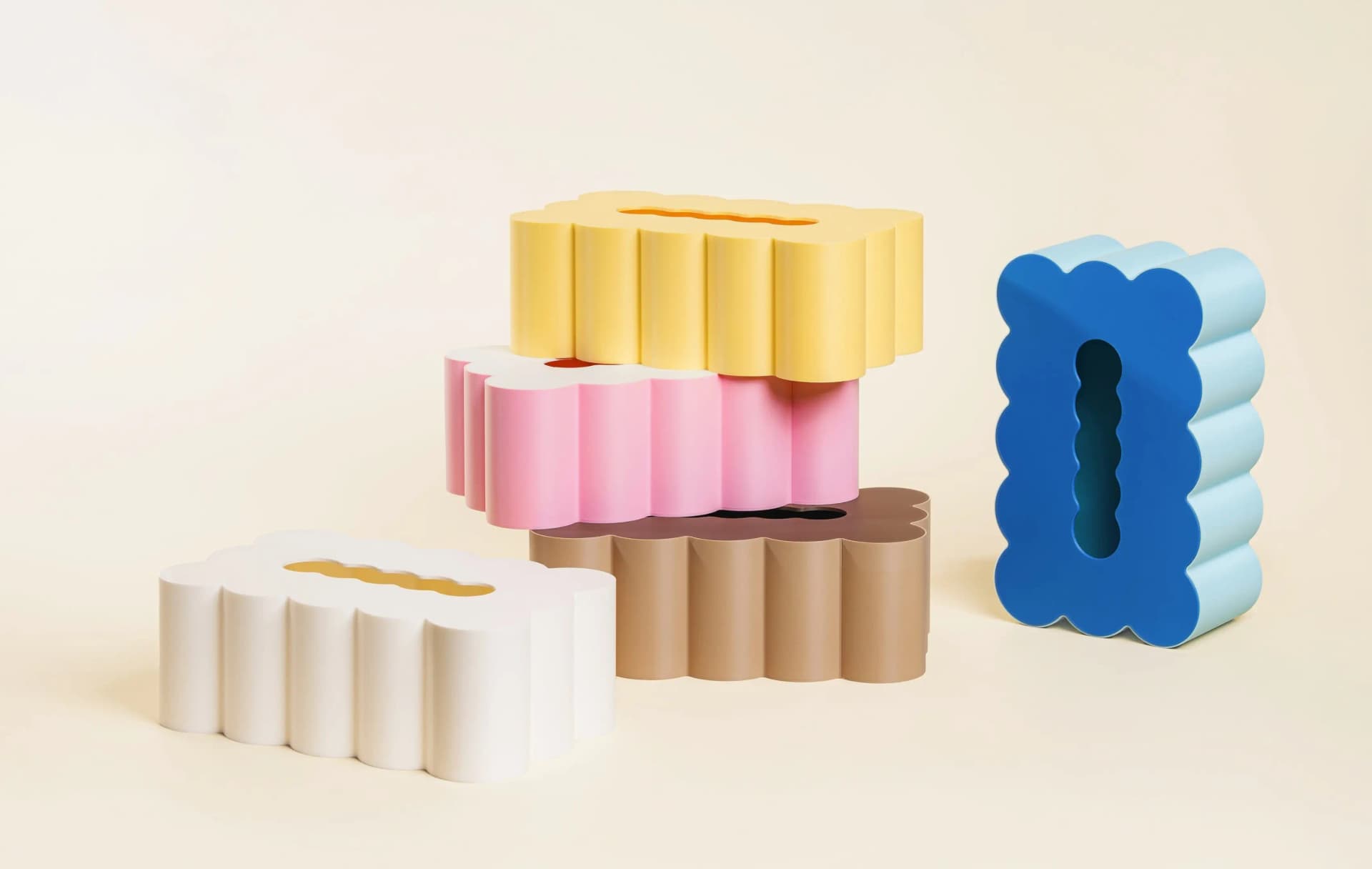 Propsme 2in1 Blocks พร็อพถ่ายรูปและแท่นวางสินค้าหลากสีสัน