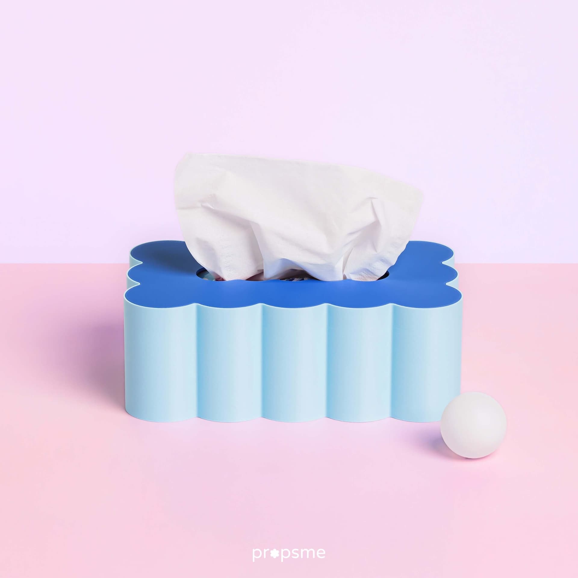 Tissue Case "CLOUD" — พร็อพถ่ายภาพสินค้า