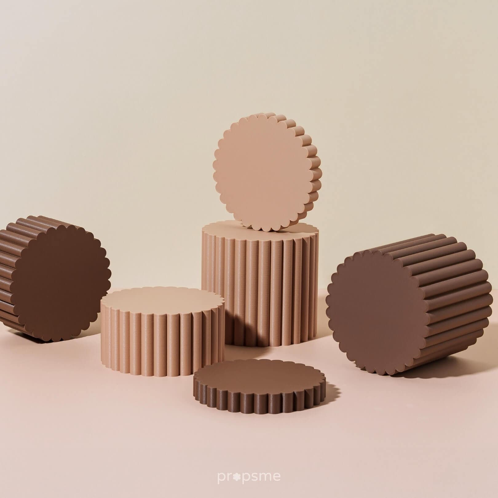 Marshmallow (Set) - Mocha Mousse — พร็อพถ่ายภาพสินค้า