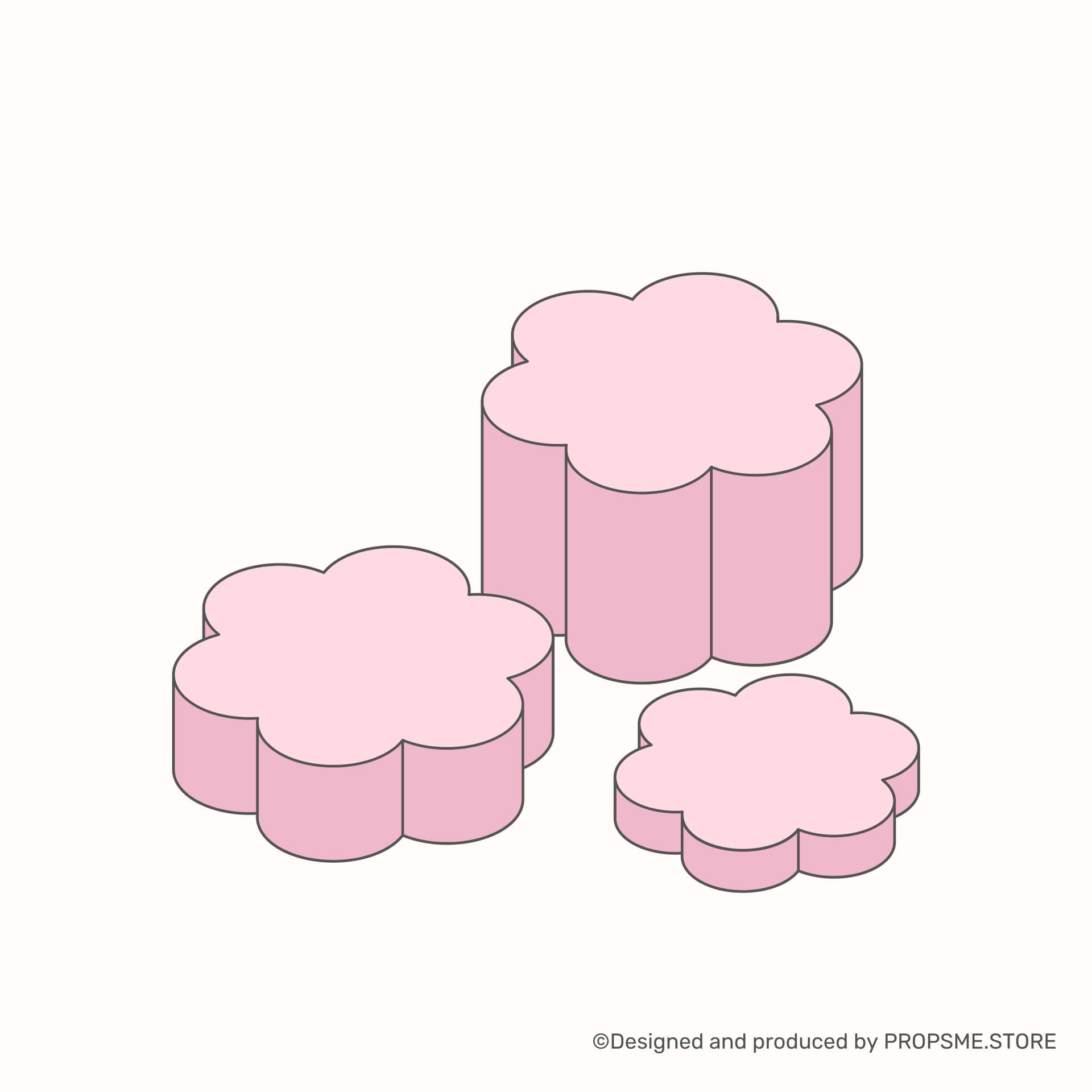 Flower Blooming (Set) — พร็อพถ่ายภาพสินค้า
