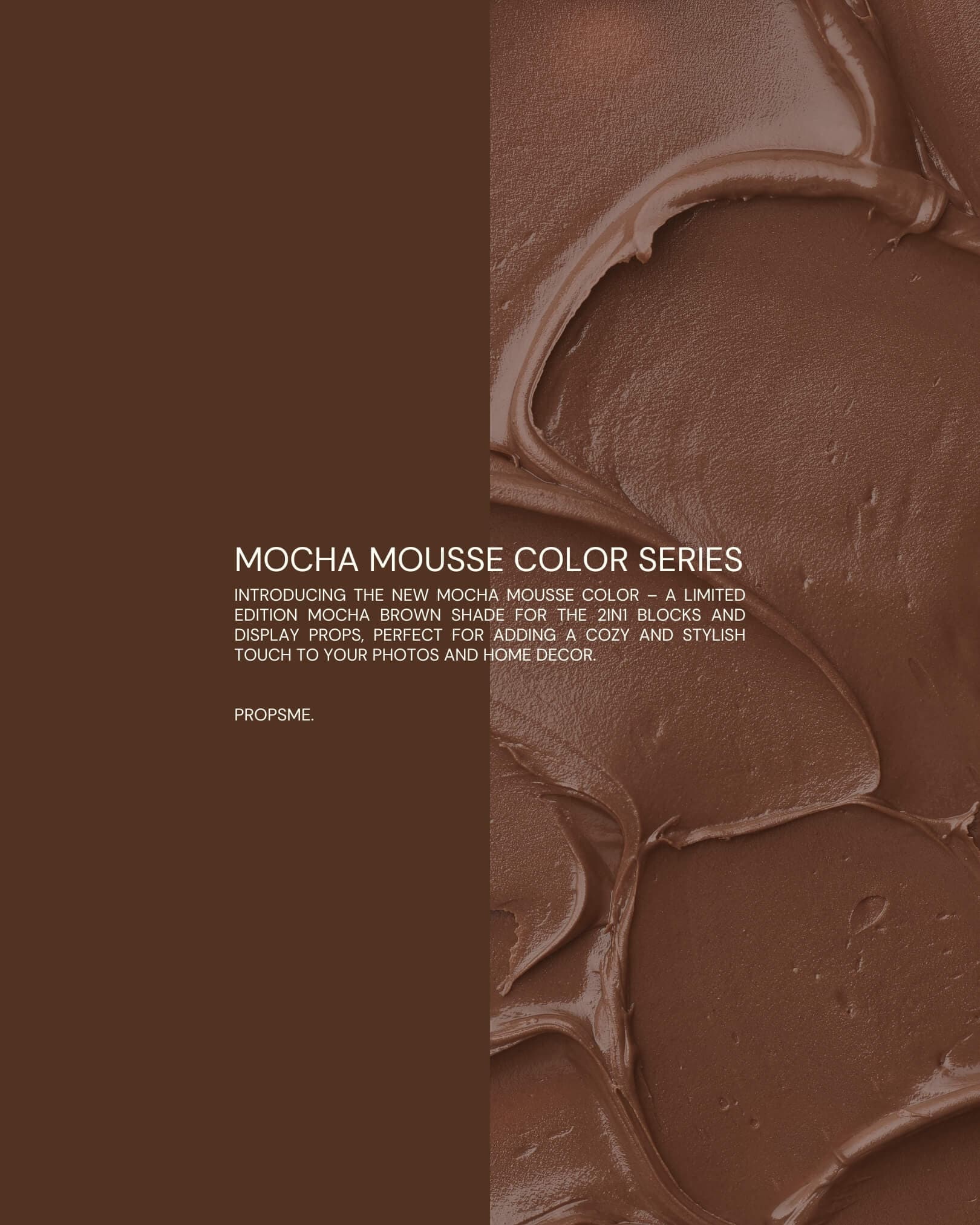 Mocha Mousse Color Series concept — พร็อพถ่ายภาพสินค้า